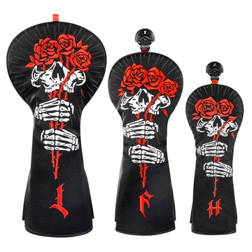 Rose Driver Putter Head Cover Set